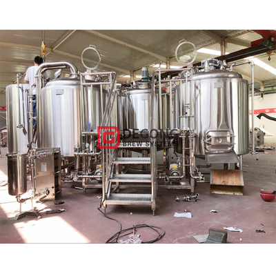 Macchina per birra personalizzabile in acciaio inossidabile per impianti sanitari (riscaldamento a gas e vapore elettrico) 10HL