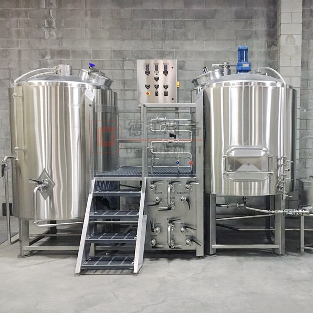500L Sistema completo automatizzato di produzione di birra artigianale Birra a tre pentole con certificazione PED