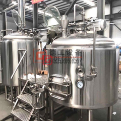 1000L Bar completo commerciale semi-automatico isolato in acciaio inossidabile / birrificio personale utilizzato sistema di produzione della birra