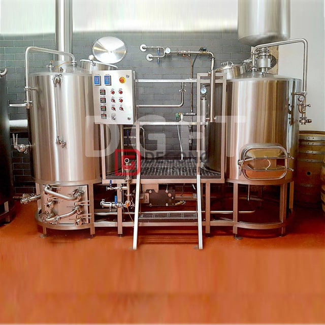 Sistema di purificazione della birra con impianto di produzione di birra per birreria da 500 litri Microbirrificio certificato CE
